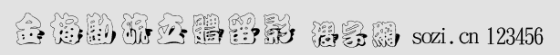 金梅勘流立體留影