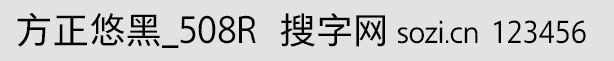 方正悠黑_508R