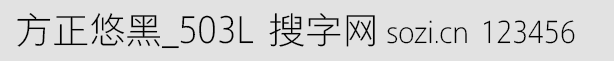 方正悠黑_503L