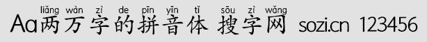 Aa兩萬(wàn)字的拼音體