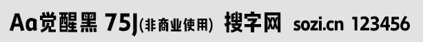 Aa覺醒黑 75J